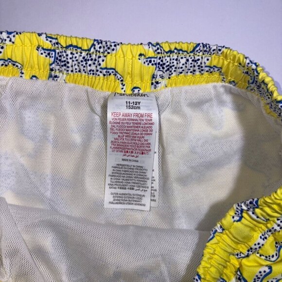 Mini Boden Boys Cheetah Bathers Swimsuit Bathingsuit Shorts size 11-12Y NO FLAWS - Picture 5 of 10